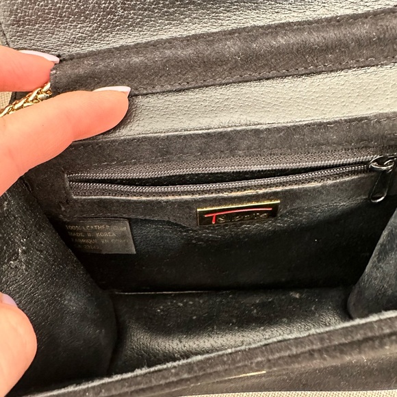 Leather Suede Talbots Evening Bag - Picture 4 of 5